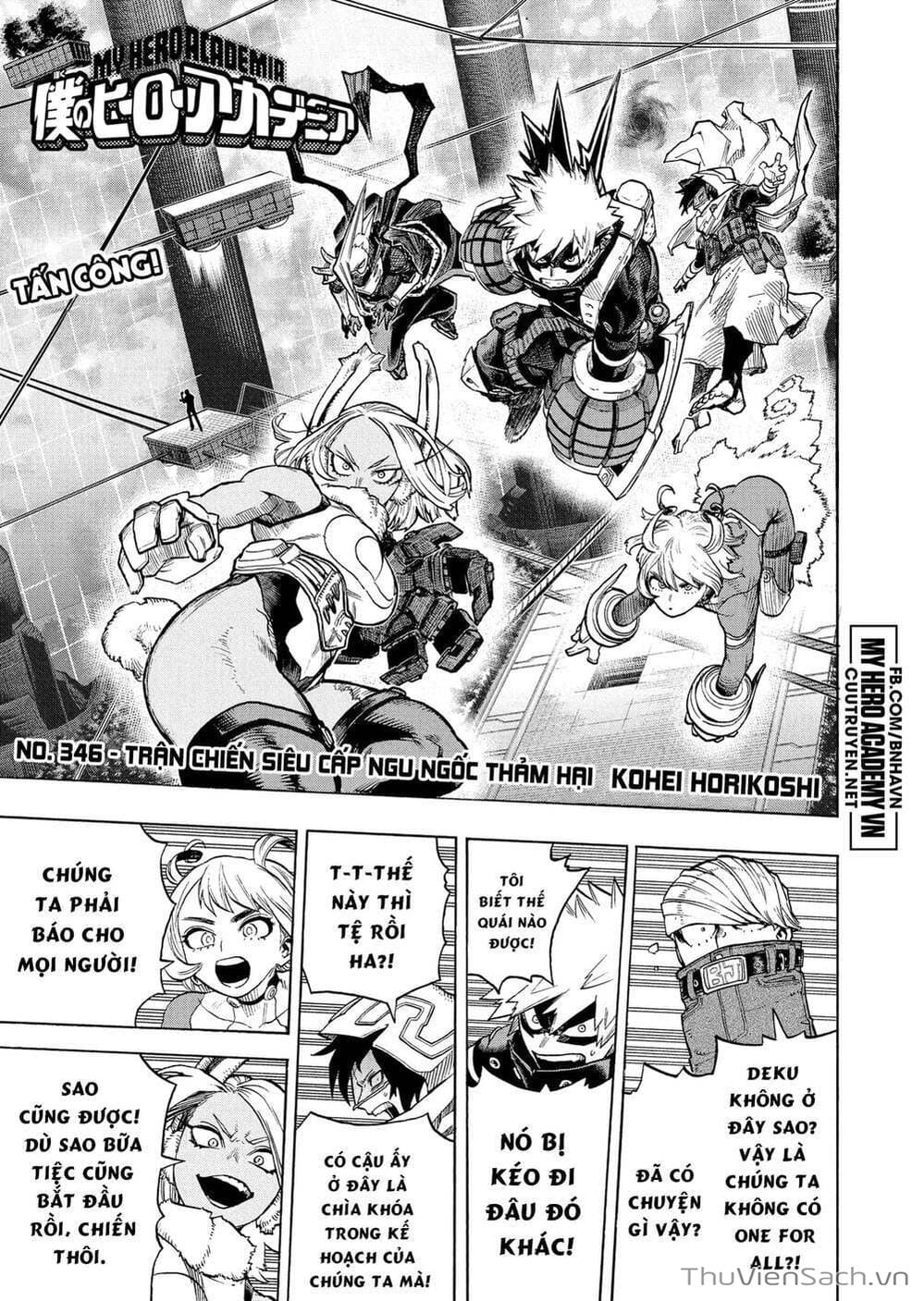 Truyện Tranh Học Viện Siêu Anh Hùng - My Hero Academia trang 5965