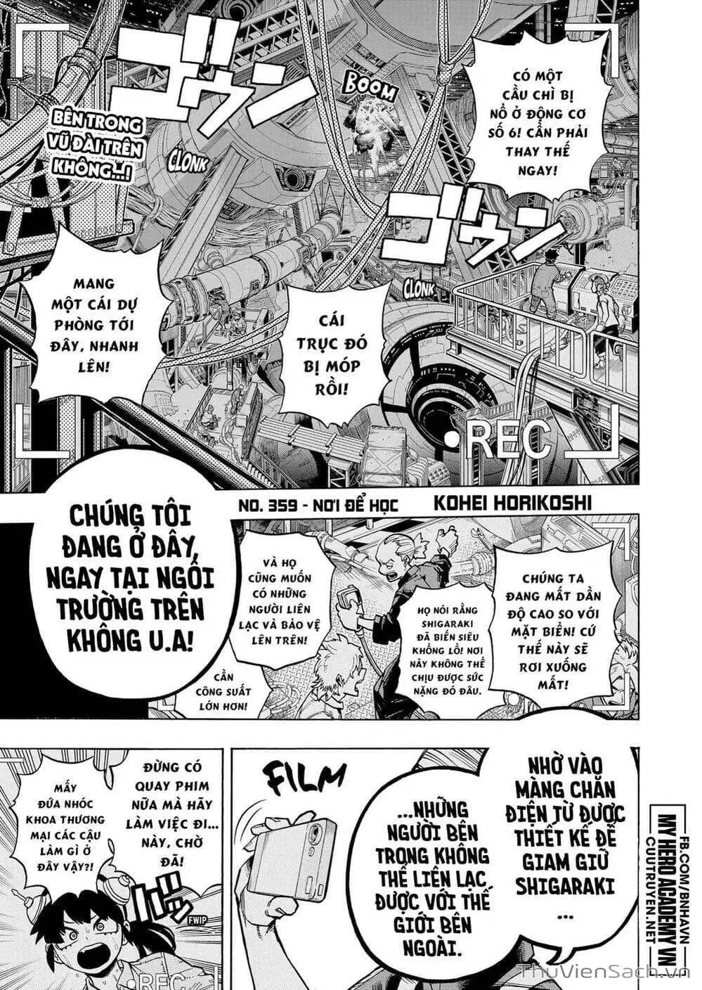 Truyện Tranh Học Viện Siêu Anh Hùng - My Hero Academia trang 5