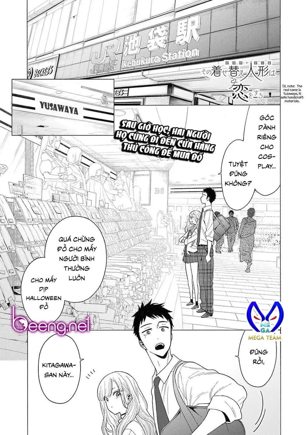 Truyện Tranh Nàng Nổi Loạn X Chàng Thợ May - My Dress Up Darling trang 3