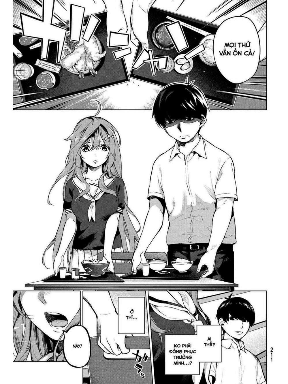 Truyện Tranh Nhà Có 5 Nàng Dâu - Gotoubun No Hanayome trang 6