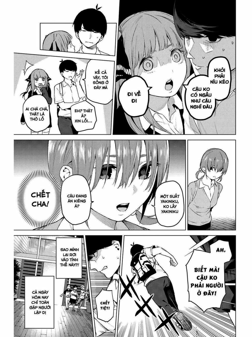 Truyện Tranh Nhà Có 5 Nàng Dâu - Gotoubun No Hanayome trang 6