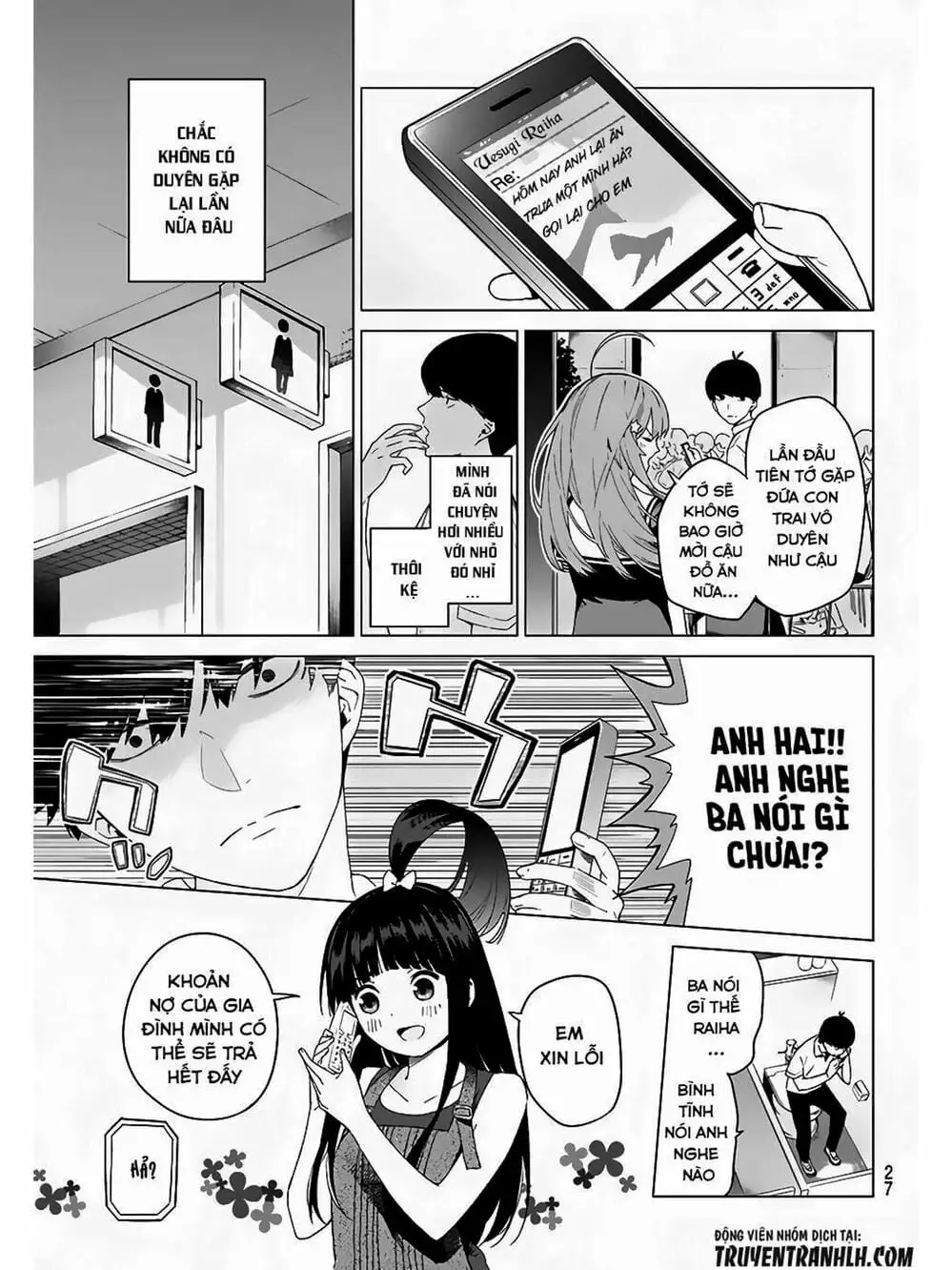 Truyện Tranh Nhà Có 5 Nàng Dâu - Gotoubun No Hanayome trang 6