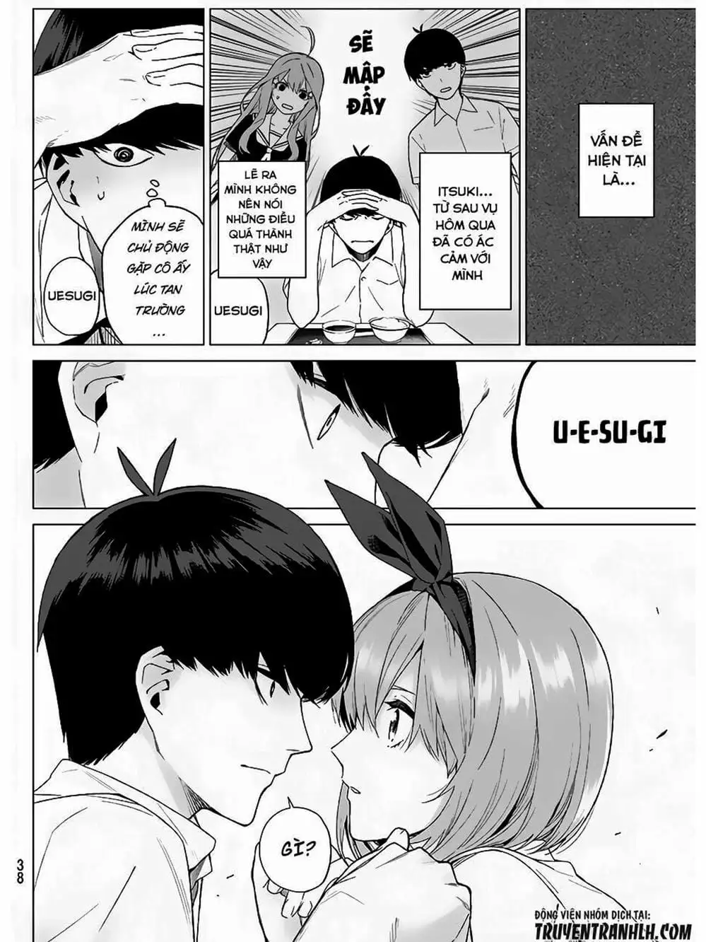 Truyện Tranh Nhà Có 5 Nàng Dâu - Gotoubun No Hanayome trang 6