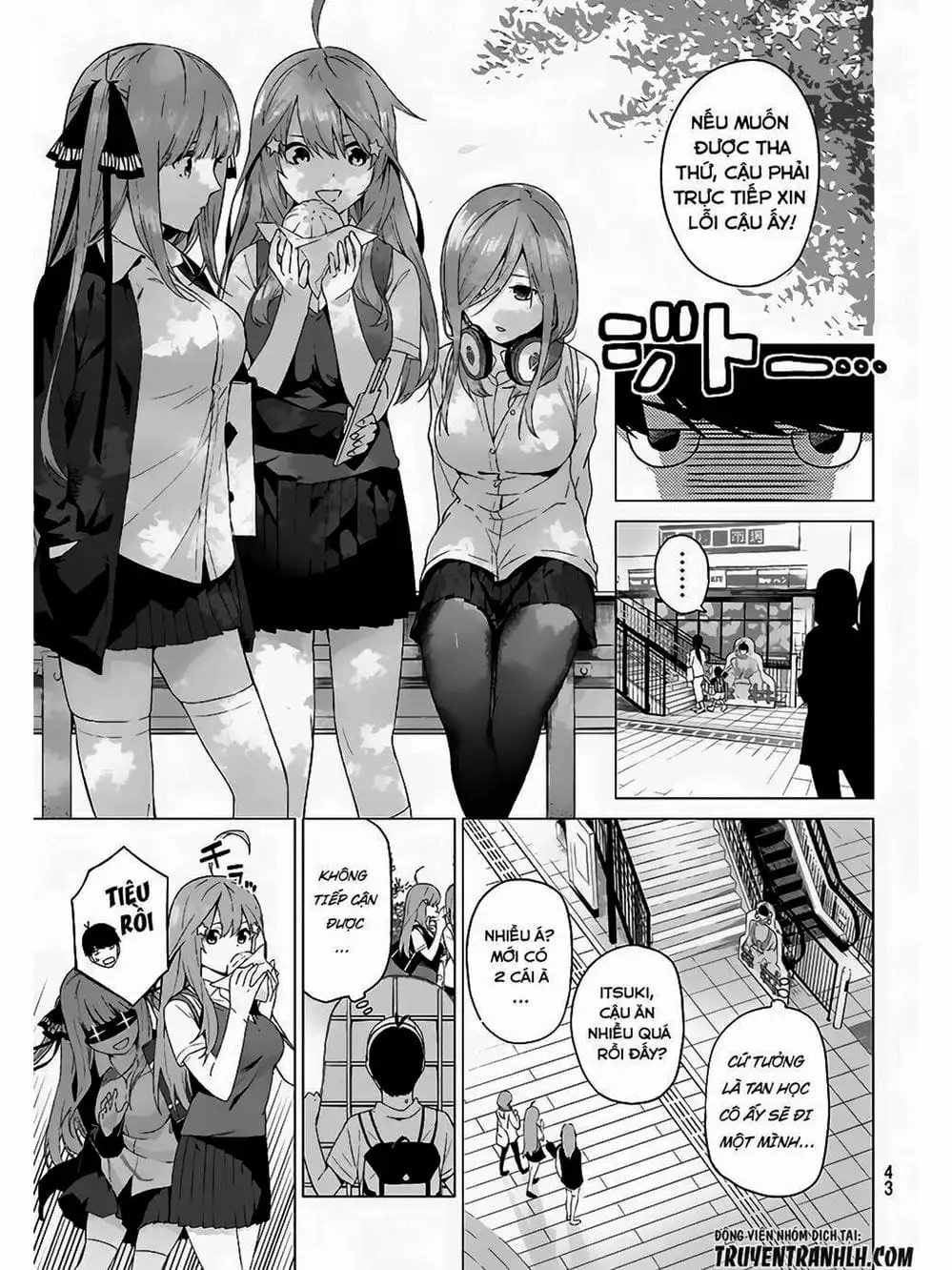 Truyện Tranh Nhà Có 5 Nàng Dâu - Gotoubun No Hanayome trang 6