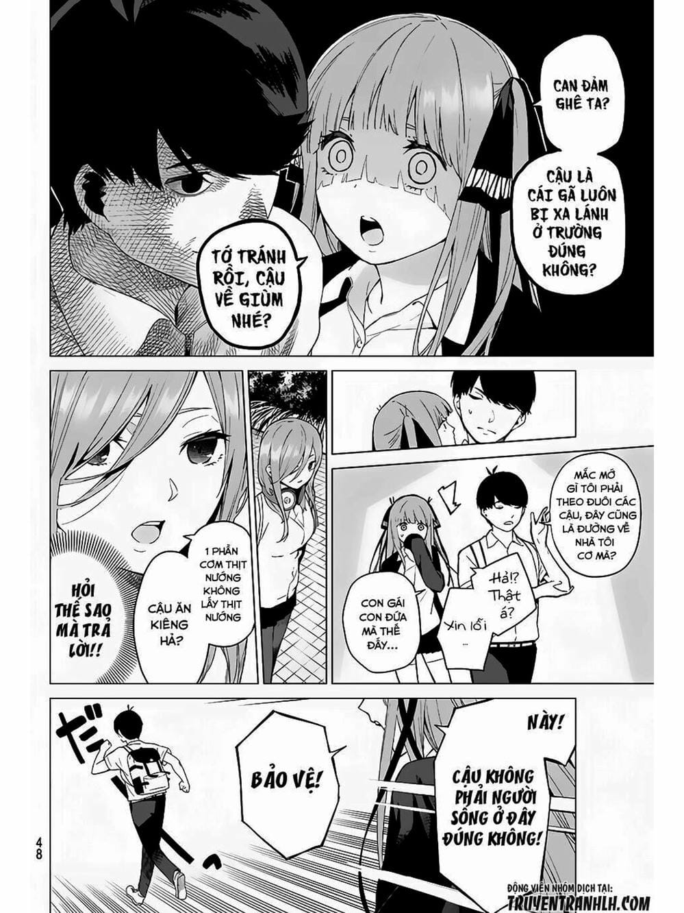 Truyện Tranh Nhà Có 5 Nàng Dâu - Gotoubun No Hanayome trang 6