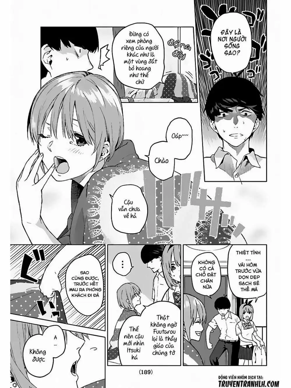 Truyện Tranh Nhà Có 5 Nàng Dâu - Gotoubun No Hanayome trang 6