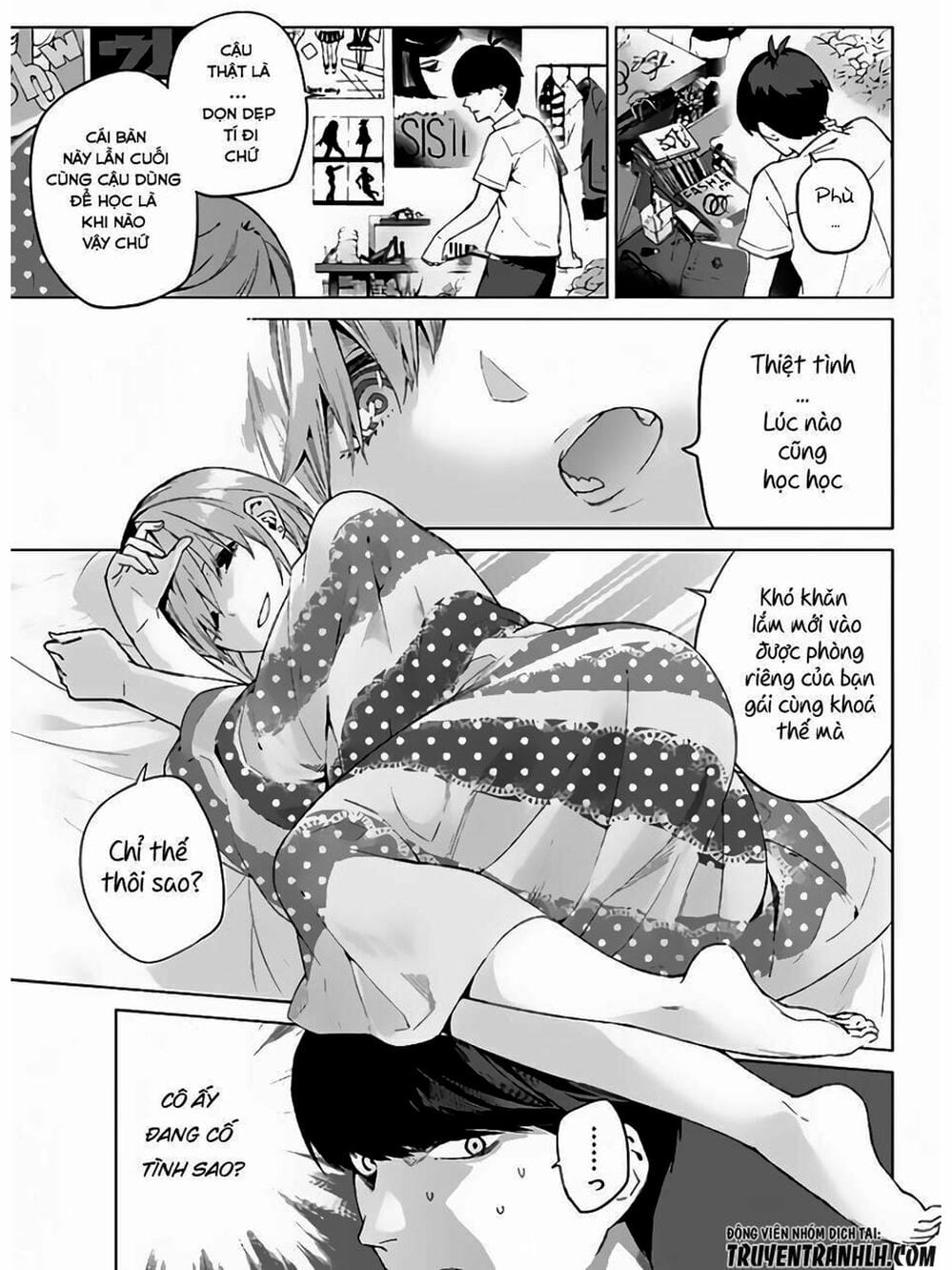 Truyện Tranh Nhà Có 5 Nàng Dâu - Gotoubun No Hanayome trang 6