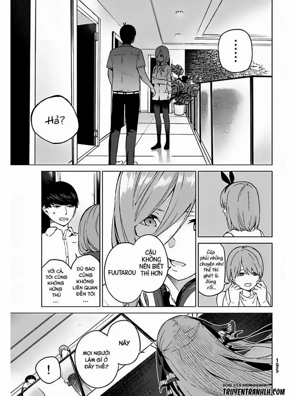 Truyện Tranh Nhà Có 5 Nàng Dâu - Gotoubun No Hanayome trang 6