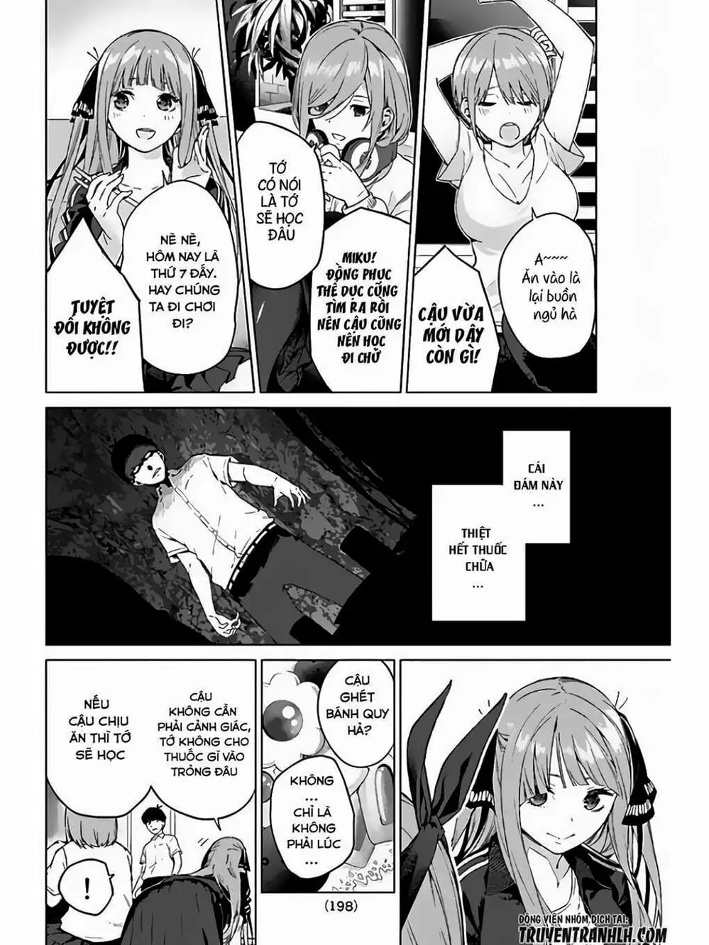 Truyện Tranh Nhà Có 5 Nàng Dâu - Gotoubun No Hanayome trang 6