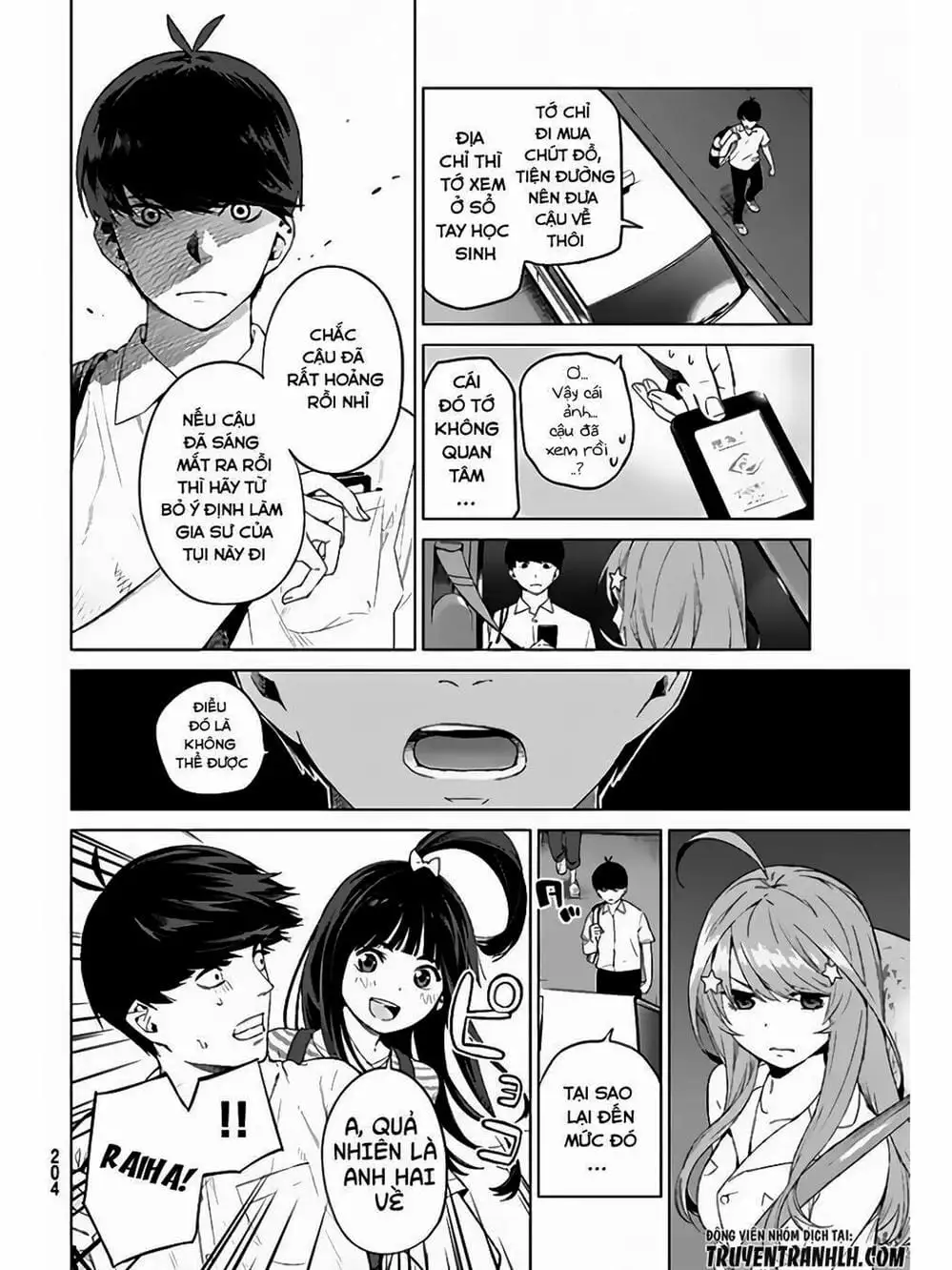 Truyện Tranh Nhà Có 5 Nàng Dâu - Gotoubun No Hanayome trang 6