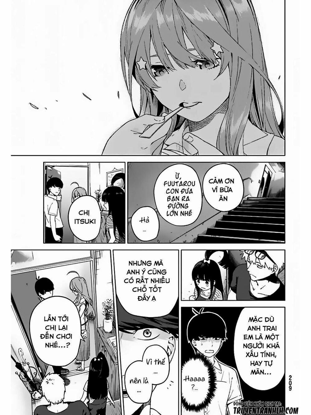 Truyện Tranh Nhà Có 5 Nàng Dâu - Gotoubun No Hanayome trang 6