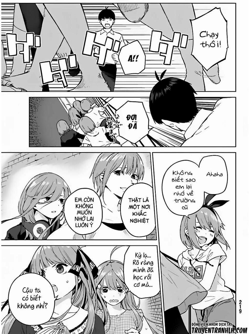 Truyện Tranh Nhà Có 5 Nàng Dâu - Gotoubun No Hanayome trang 6