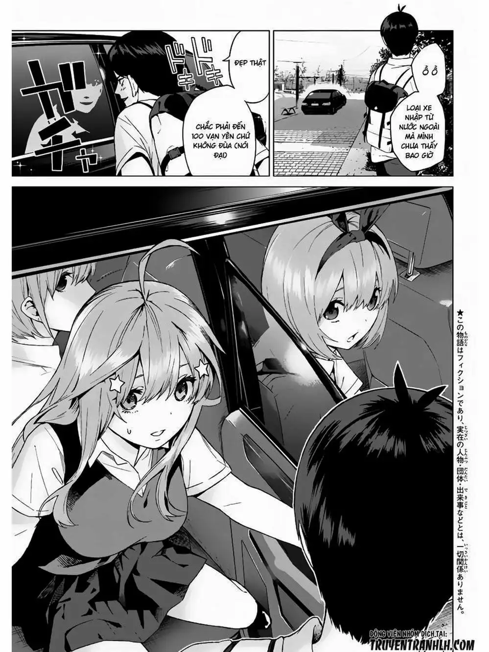 Truyện Tranh Nhà Có 5 Nàng Dâu - Gotoubun No Hanayome trang 6