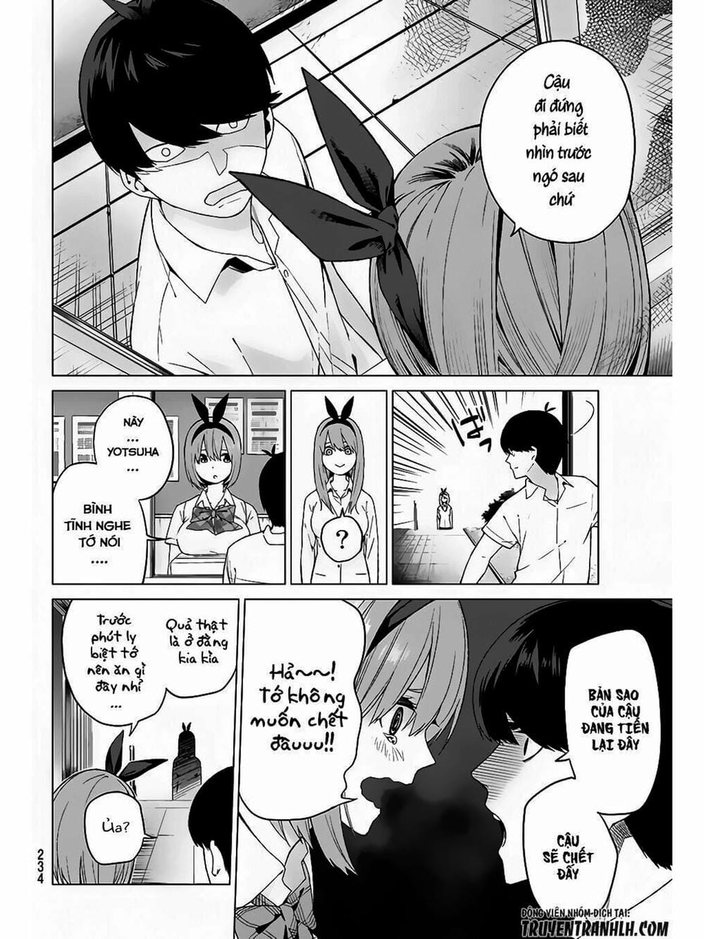 Truyện Tranh Nhà Có 5 Nàng Dâu - Gotoubun No Hanayome trang 6