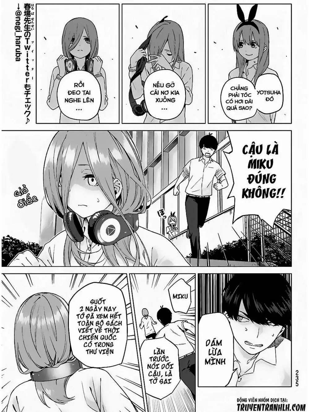 Truyện Tranh Nhà Có 5 Nàng Dâu - Gotoubun No Hanayome trang 6