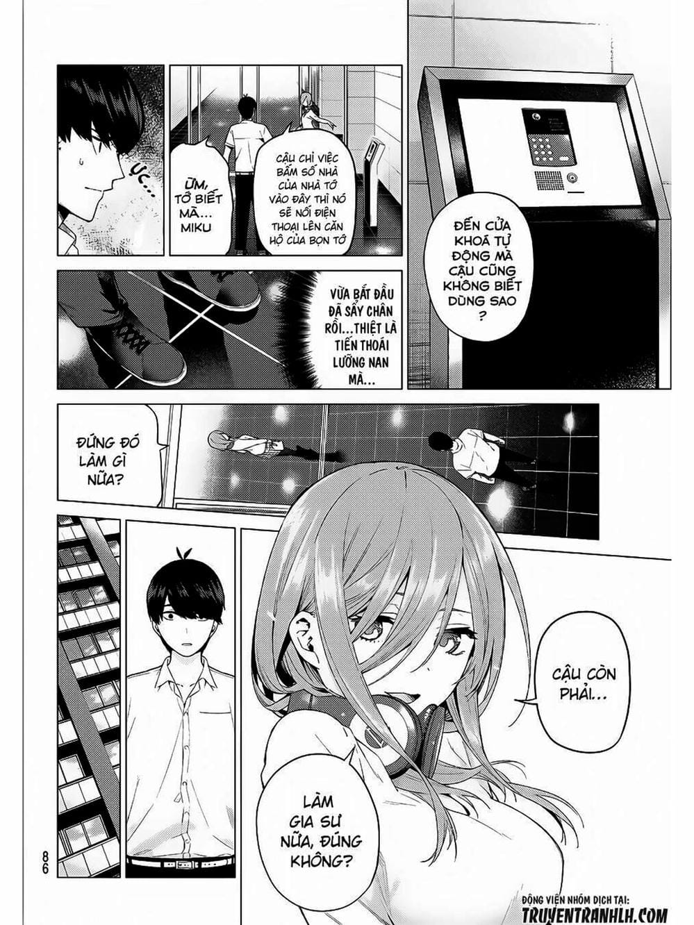 Truyện Tranh Nhà Có 5 Nàng Dâu - Gotoubun No Hanayome trang 6