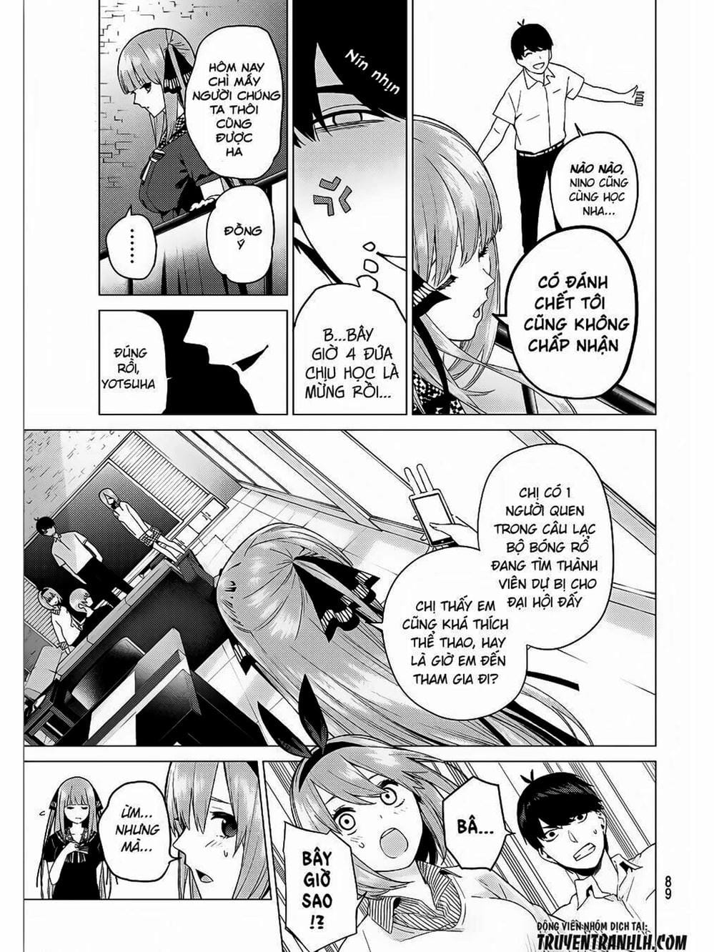 Truyện Tranh Nhà Có 5 Nàng Dâu - Gotoubun No Hanayome trang 6