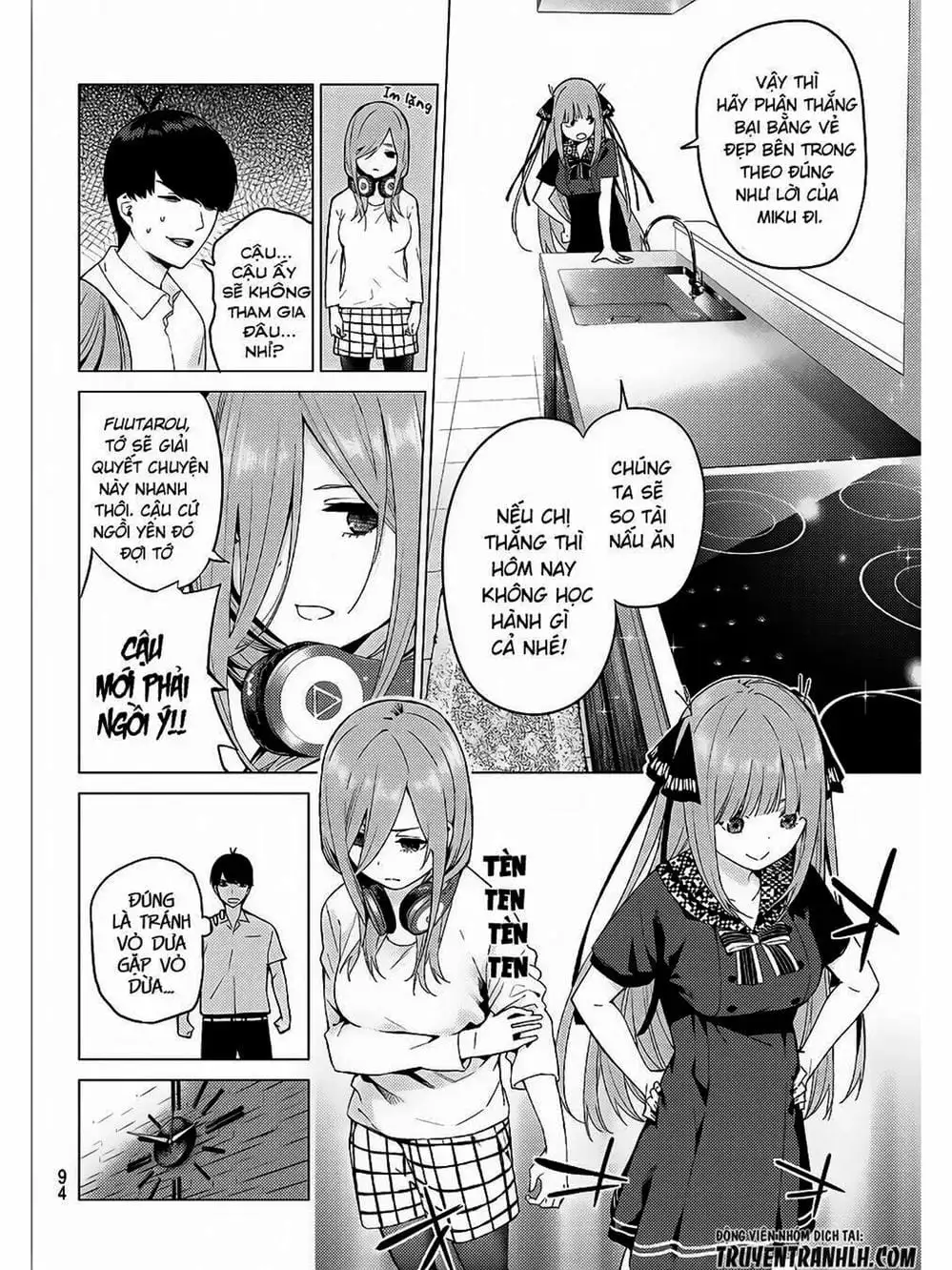 Truyện Tranh Nhà Có 5 Nàng Dâu - Gotoubun No Hanayome trang 6