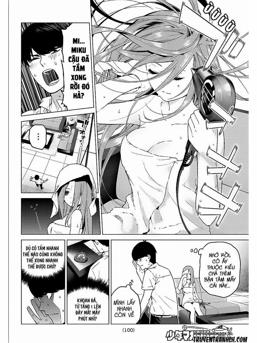 Truyện Tranh Nhà Có 5 Nàng Dâu - Gotoubun No Hanayome trang 6