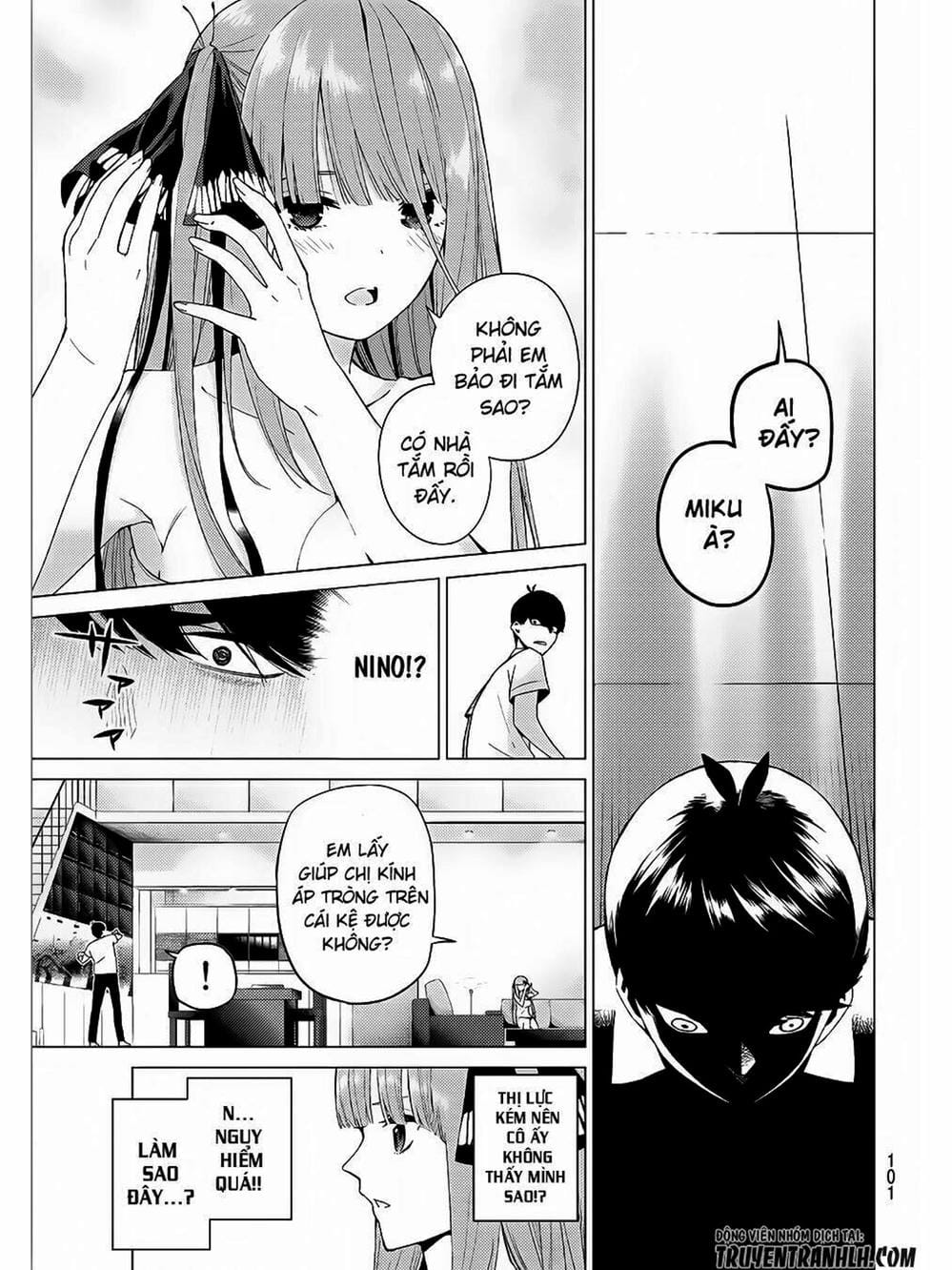 Truyện Tranh Nhà Có 5 Nàng Dâu - Gotoubun No Hanayome trang 6