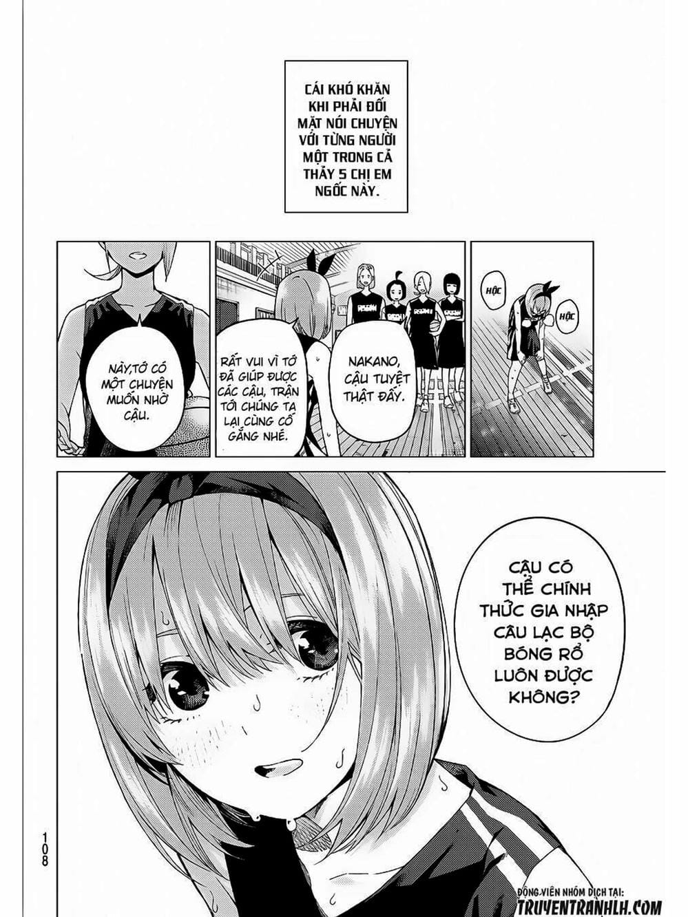 Truyện Tranh Nhà Có 5 Nàng Dâu - Gotoubun No Hanayome trang 6