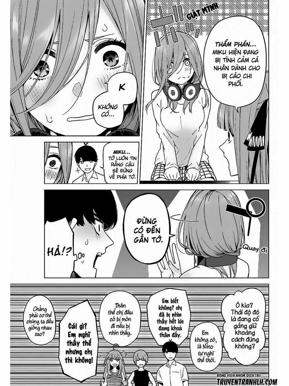 Truyện Tranh Nhà Có 5 Nàng Dâu - Gotoubun No Hanayome trang 6