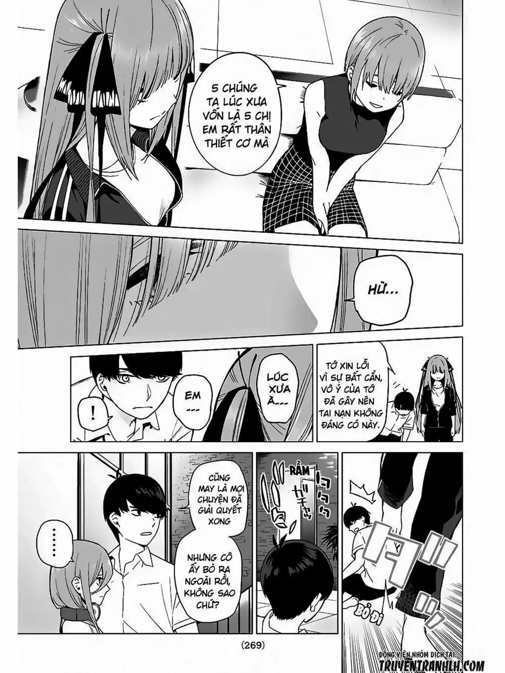 Truyện Tranh Nhà Có 5 Nàng Dâu - Gotoubun No Hanayome trang 6