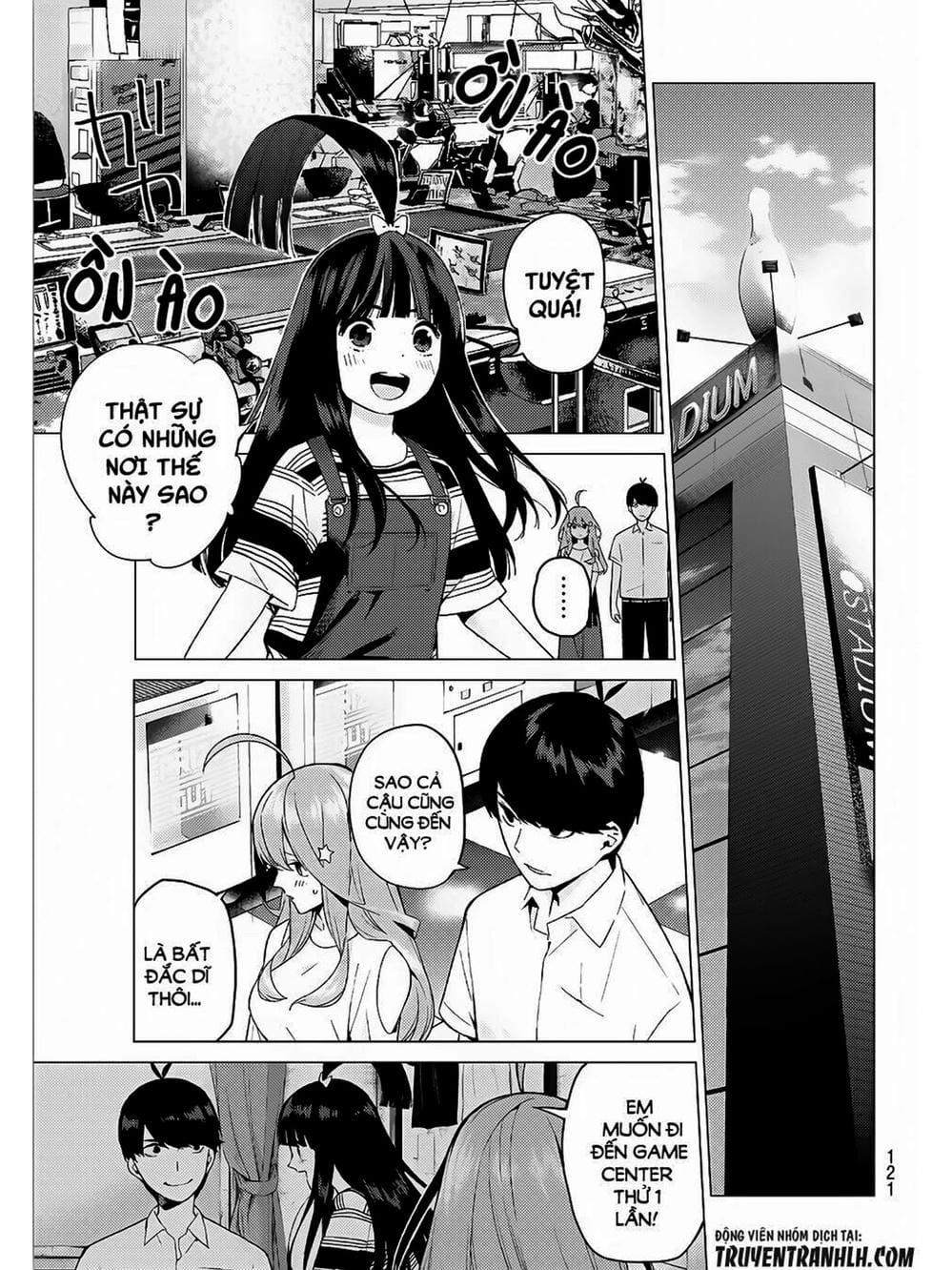 Truyện Tranh Nhà Có 5 Nàng Dâu - Gotoubun No Hanayome trang 6