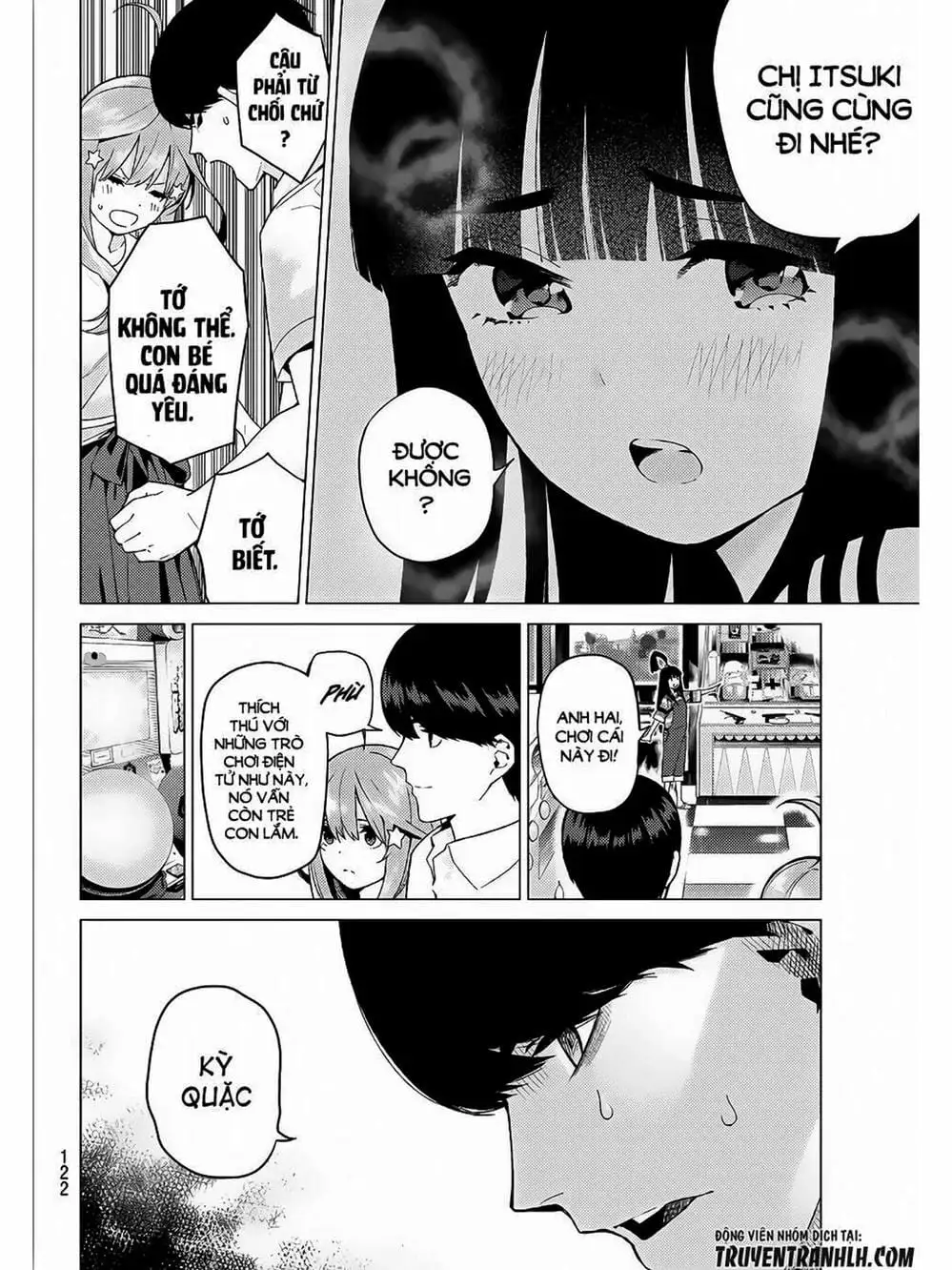 Truyện Tranh Nhà Có 5 Nàng Dâu - Gotoubun No Hanayome trang 6