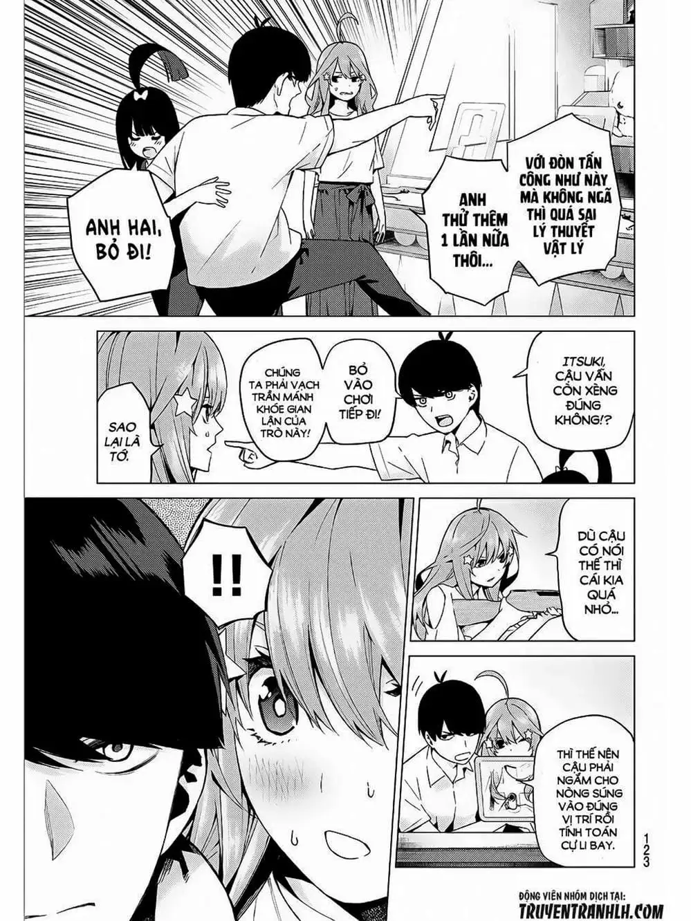 Truyện Tranh Nhà Có 5 Nàng Dâu - Gotoubun No Hanayome trang 6