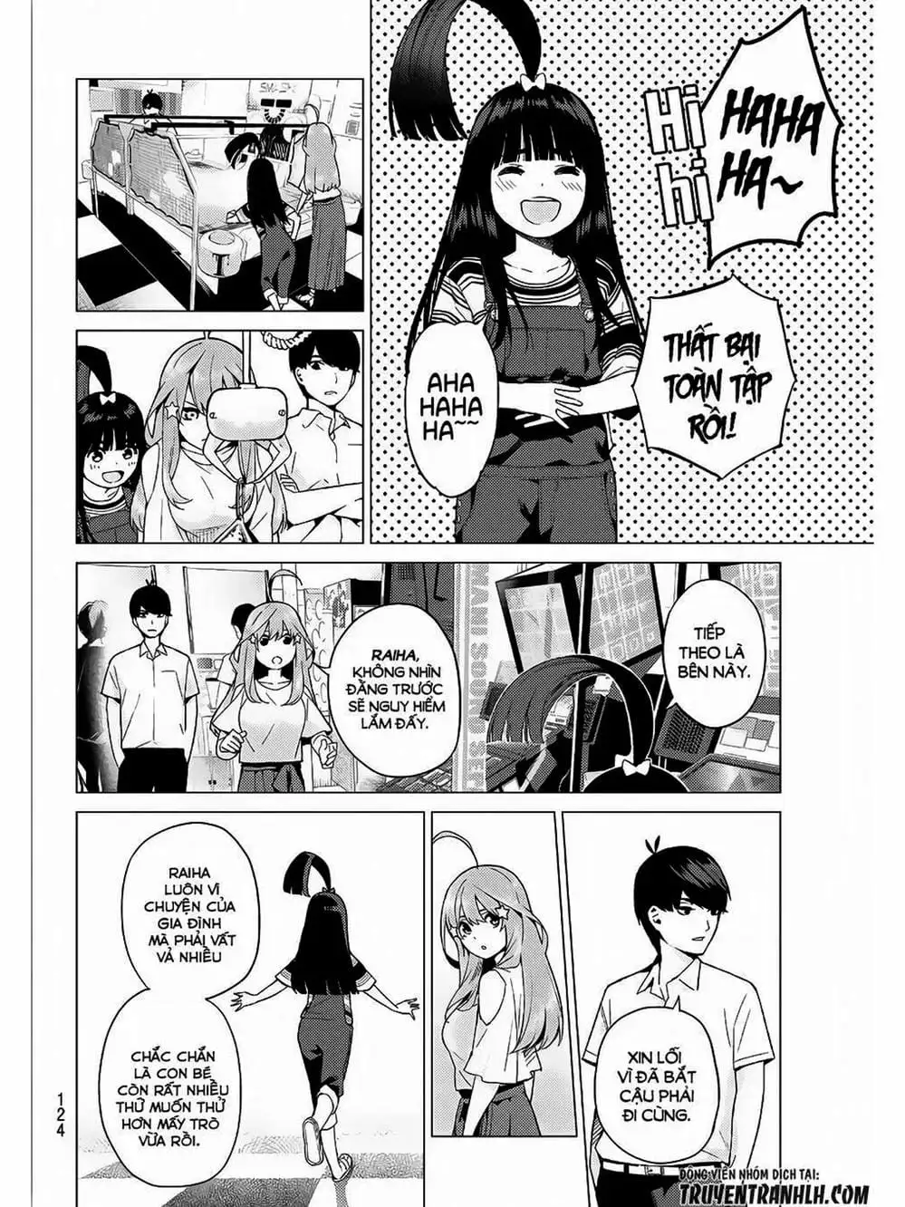 Truyện Tranh Nhà Có 5 Nàng Dâu - Gotoubun No Hanayome trang 6