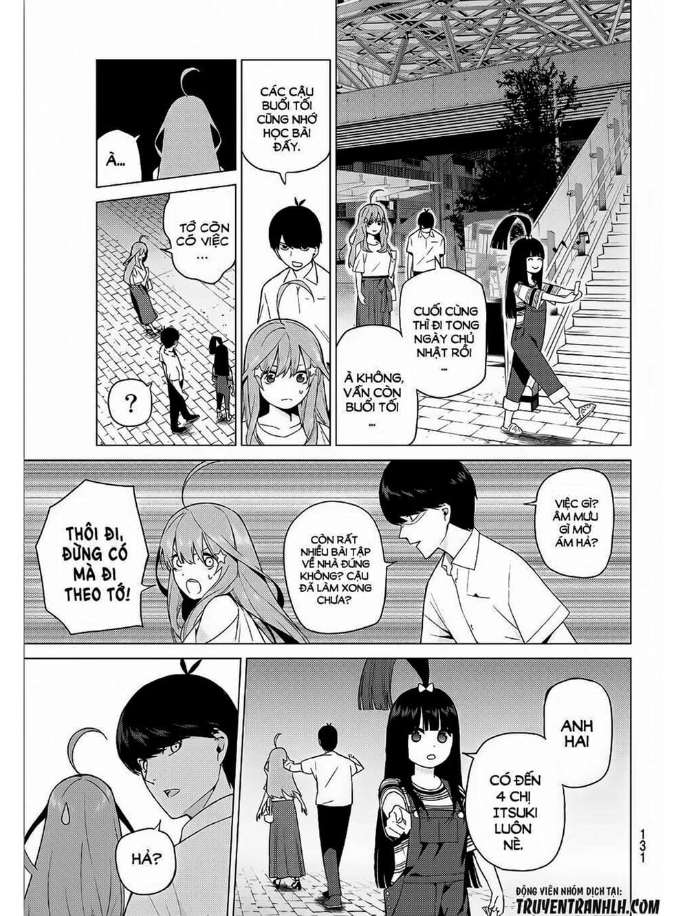 Truyện Tranh Nhà Có 5 Nàng Dâu - Gotoubun No Hanayome trang 6