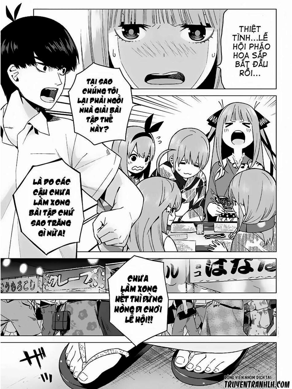 Truyện Tranh Nhà Có 5 Nàng Dâu - Gotoubun No Hanayome trang 6