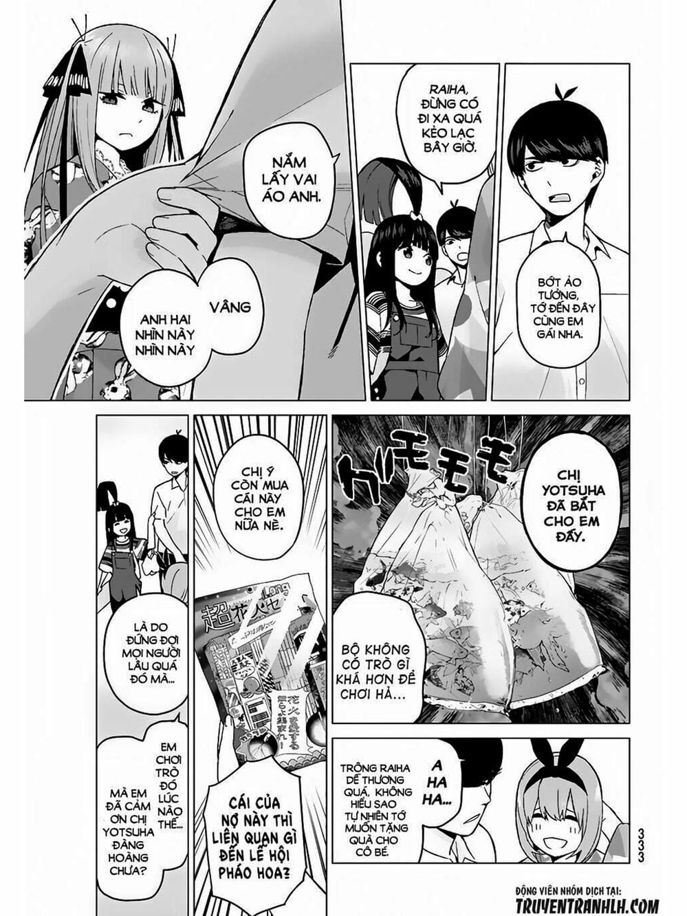 Truyện Tranh Nhà Có 5 Nàng Dâu - Gotoubun No Hanayome trang 6