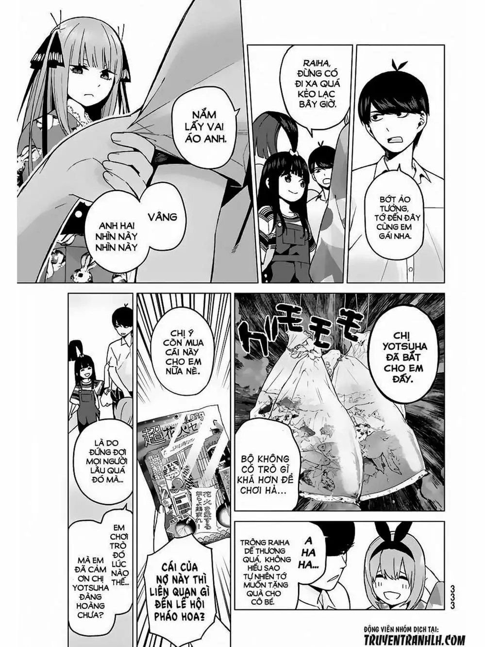 Truyện Tranh Nhà Có 5 Nàng Dâu - Gotoubun No Hanayome trang 6