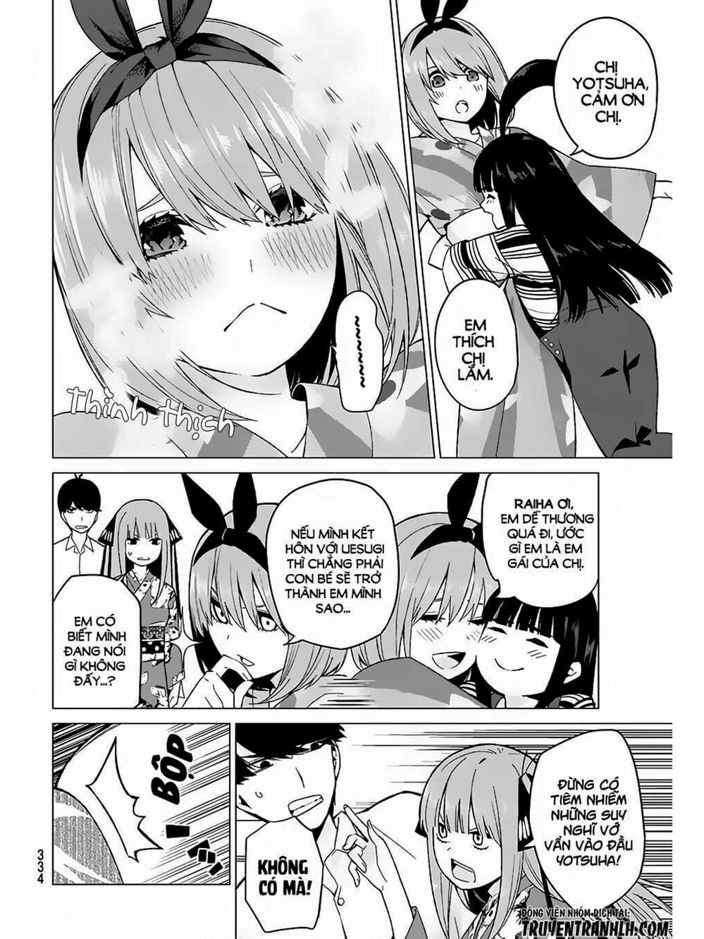 Truyện Tranh Nhà Có 5 Nàng Dâu - Gotoubun No Hanayome trang 6