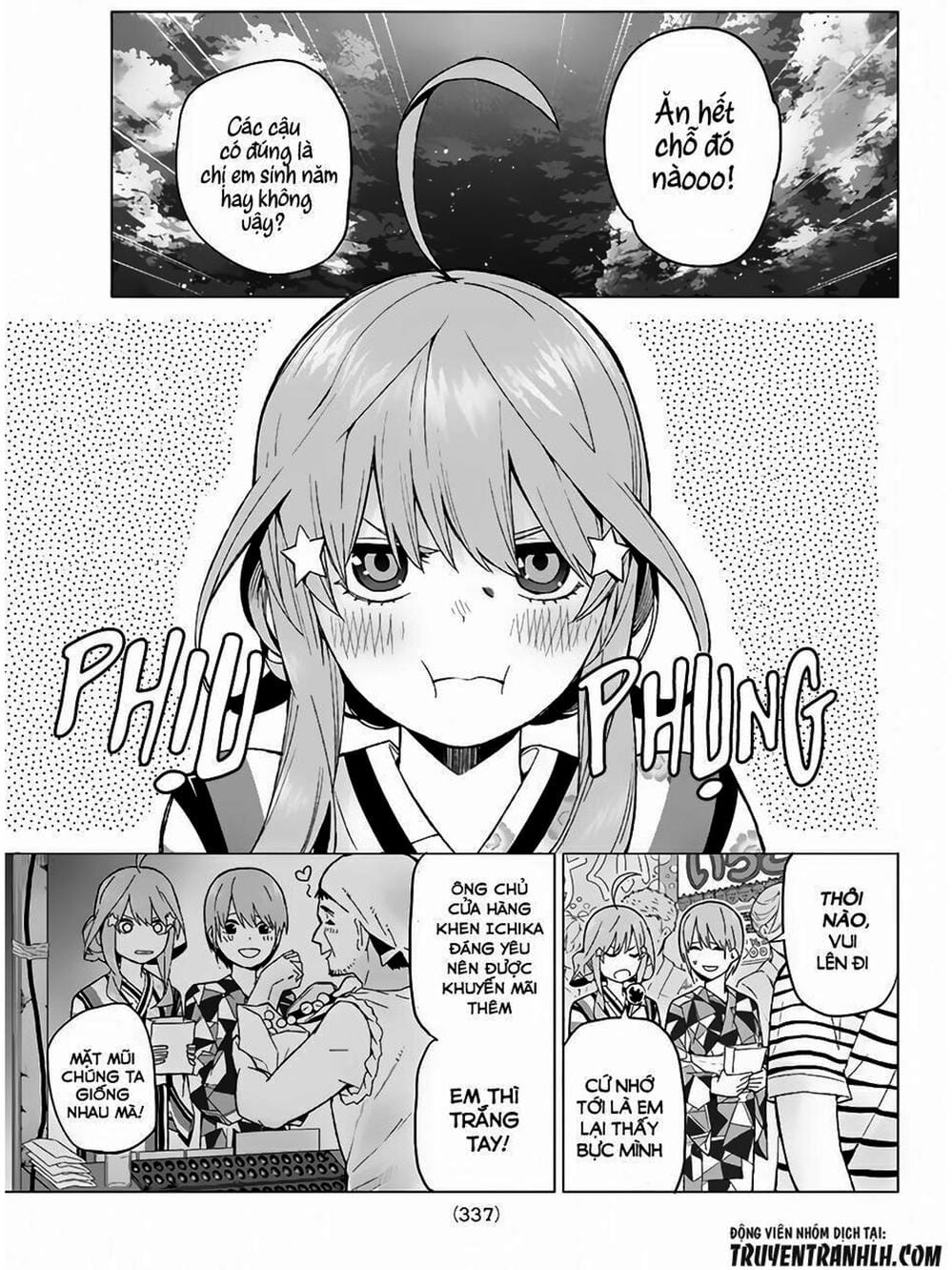 Truyện Tranh Nhà Có 5 Nàng Dâu - Gotoubun No Hanayome trang 6