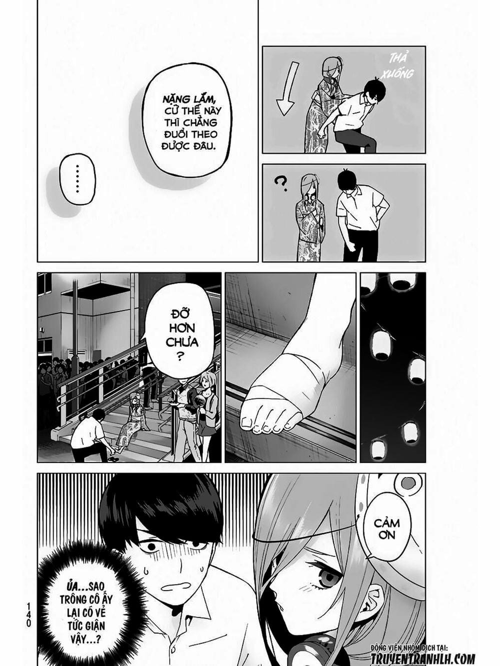 Truyện Tranh Nhà Có 5 Nàng Dâu - Gotoubun No Hanayome trang 6