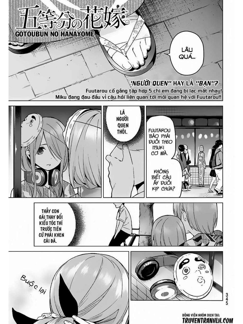 Truyện Tranh Nhà Có 5 Nàng Dâu - Gotoubun No Hanayome trang 6