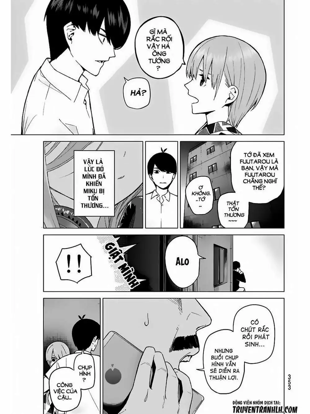 Truyện Tranh Nhà Có 5 Nàng Dâu - Gotoubun No Hanayome trang 6