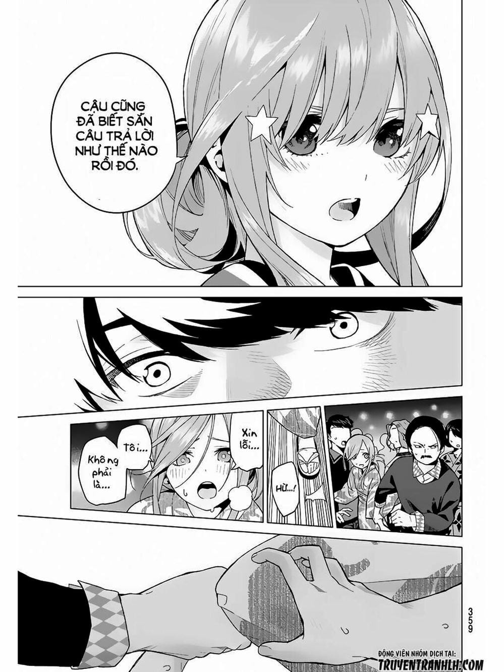 Truyện Tranh Nhà Có 5 Nàng Dâu - Gotoubun No Hanayome trang 6