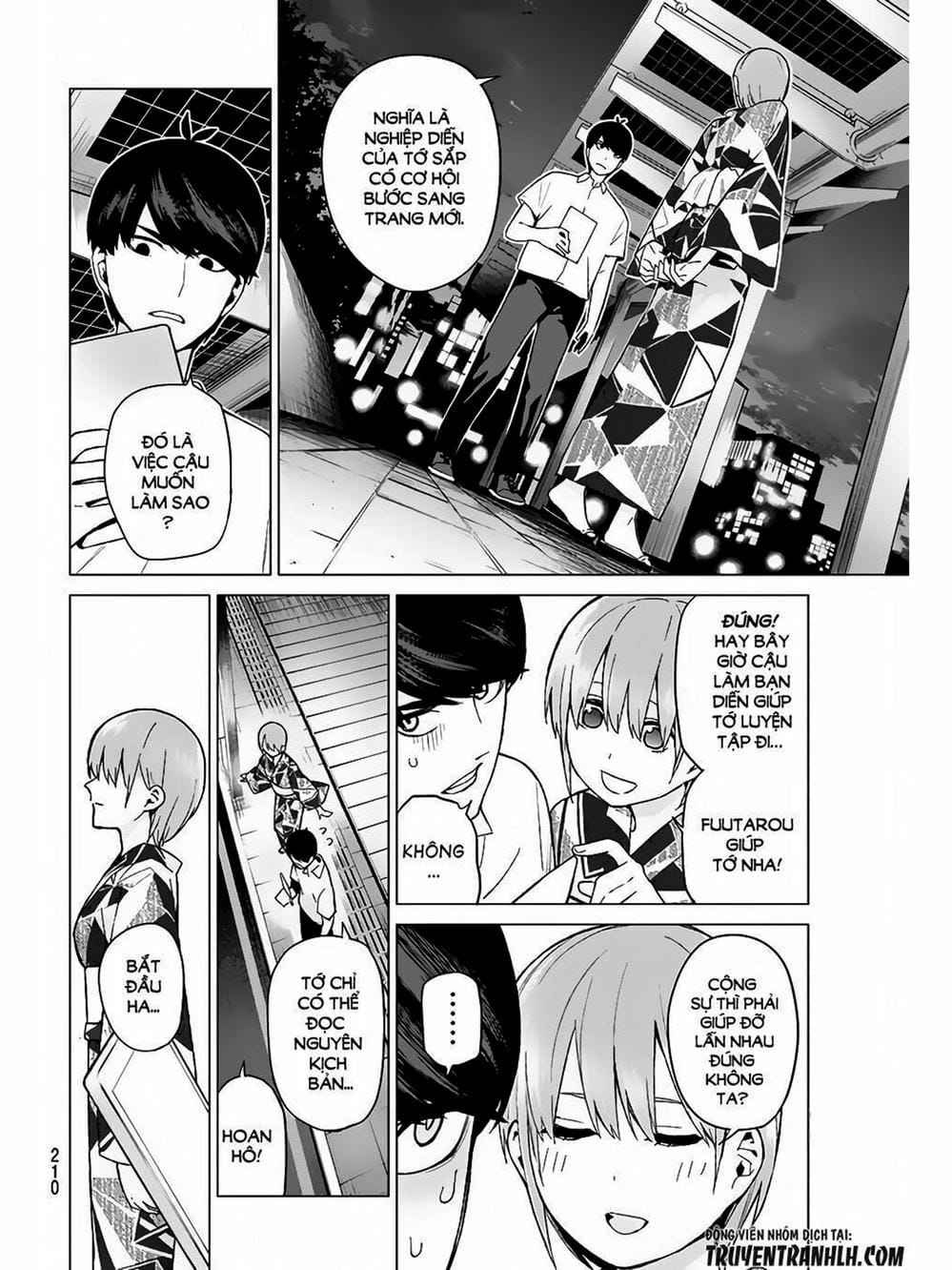 Truyện Tranh Nhà Có 5 Nàng Dâu - Gotoubun No Hanayome trang 6