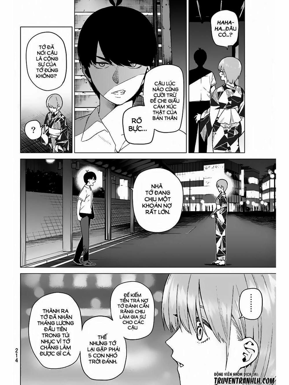 Truyện Tranh Nhà Có 5 Nàng Dâu - Gotoubun No Hanayome trang 6