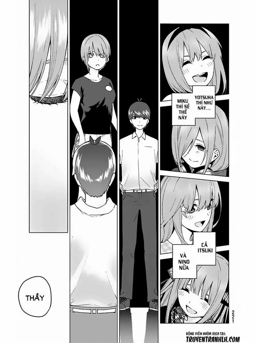 Truyện Tranh Nhà Có 5 Nàng Dâu - Gotoubun No Hanayome trang 6