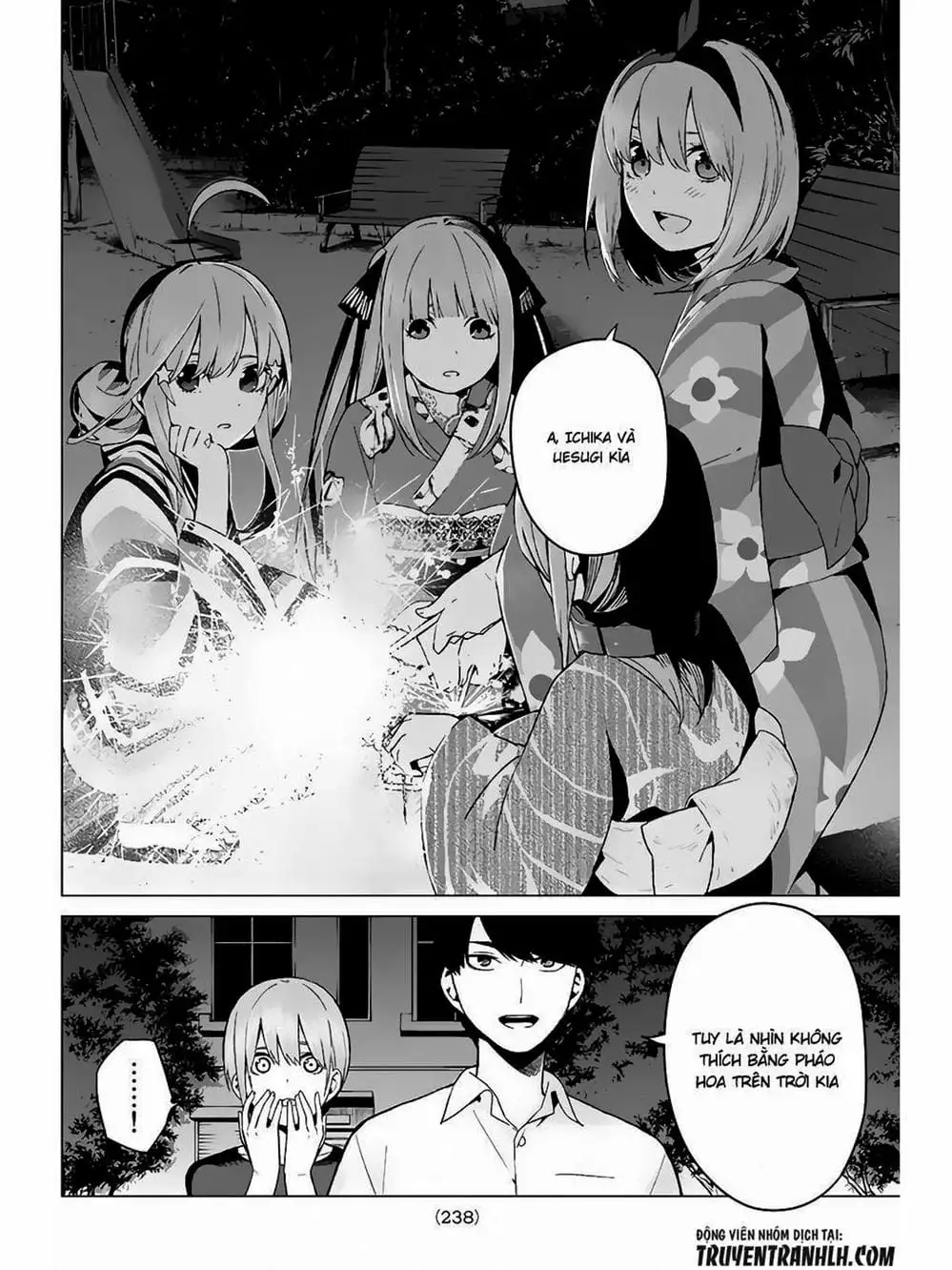 Truyện Tranh Nhà Có 5 Nàng Dâu - Gotoubun No Hanayome trang 6