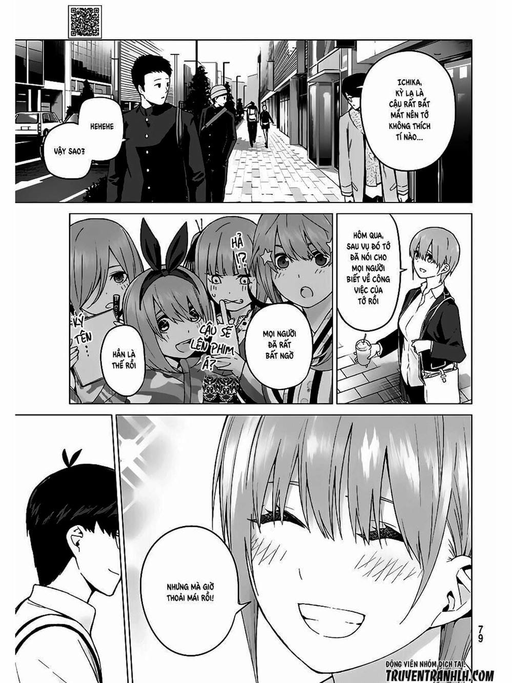 Truyện Tranh Nhà Có 5 Nàng Dâu - Gotoubun No Hanayome trang 6