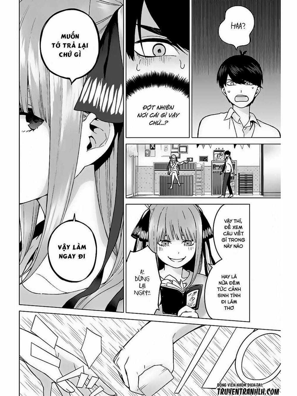 Truyện Tranh Nhà Có 5 Nàng Dâu - Gotoubun No Hanayome trang 6