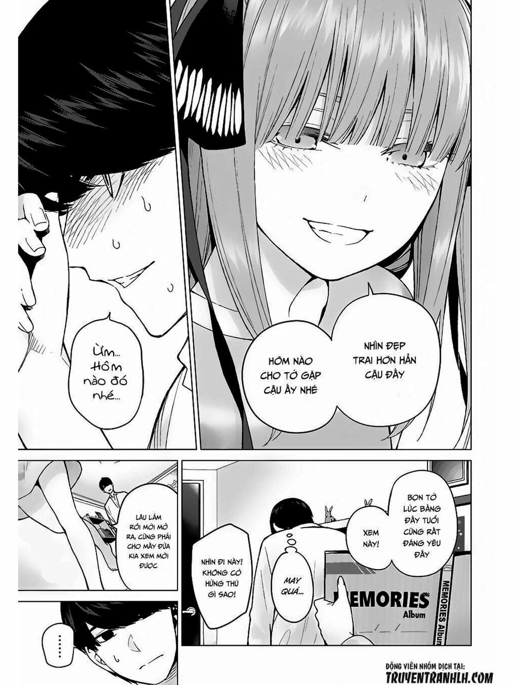 Truyện Tranh Nhà Có 5 Nàng Dâu - Gotoubun No Hanayome trang 6