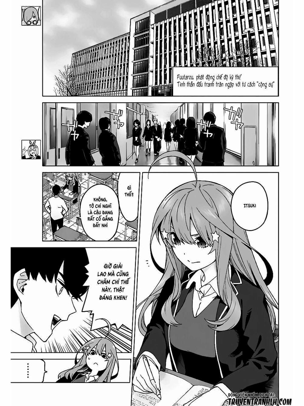 Truyện Tranh Nhà Có 5 Nàng Dâu - Gotoubun No Hanayome trang 6