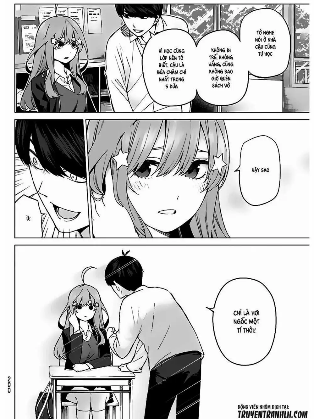 Truyện Tranh Nhà Có 5 Nàng Dâu - Gotoubun No Hanayome trang 6